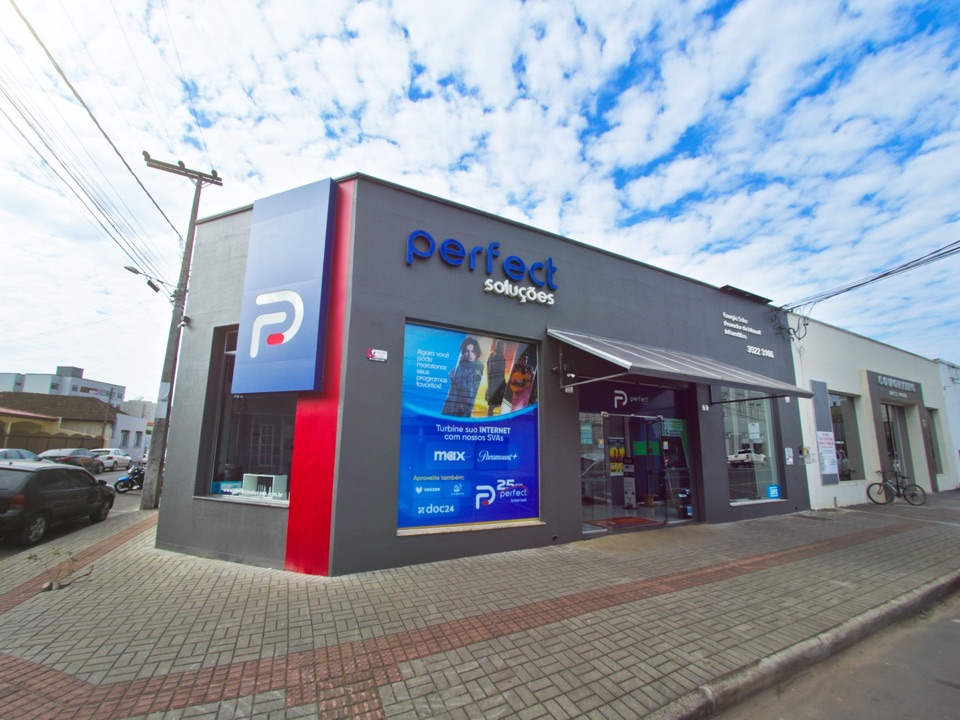 Fachada da loja da Perfect em União da Vitória