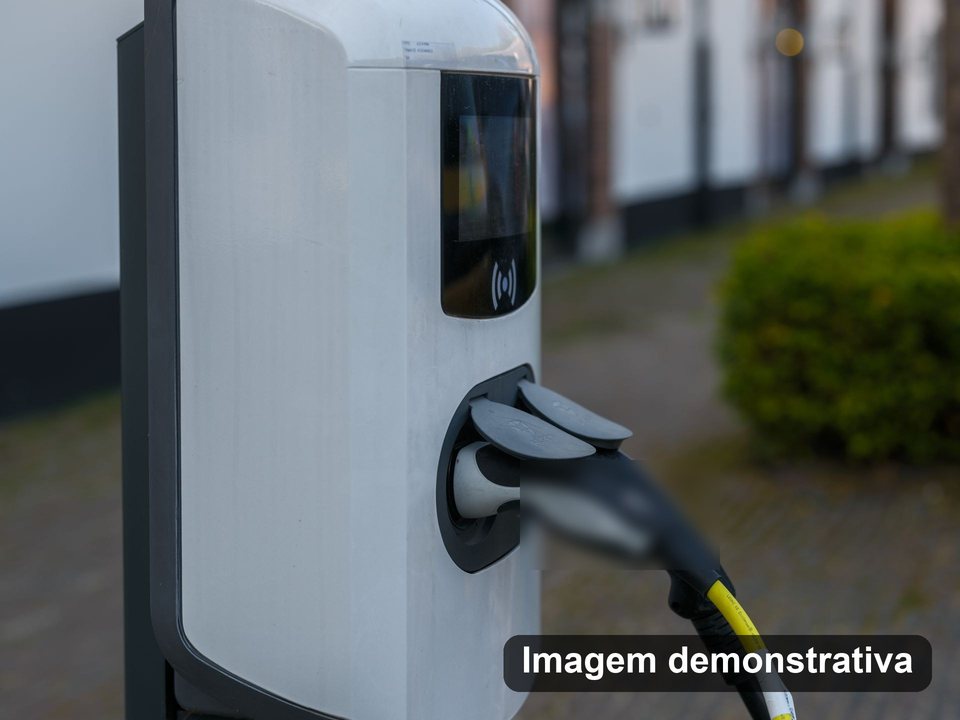 Imagem demonstrativa de carregador de carro elétrico